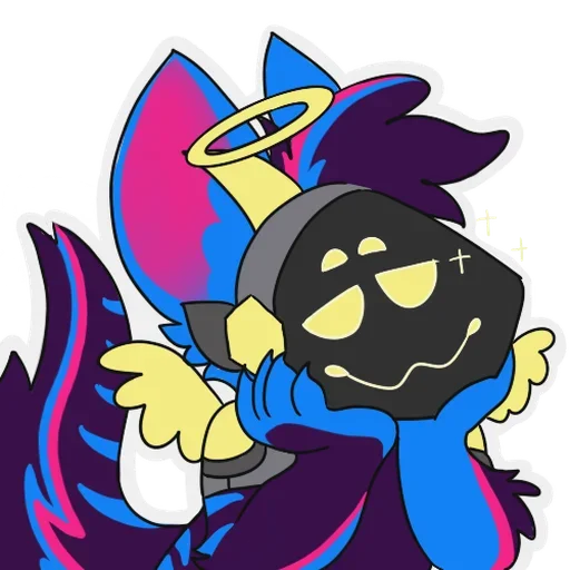 Sticker from the "rasputin furry" sticker pack