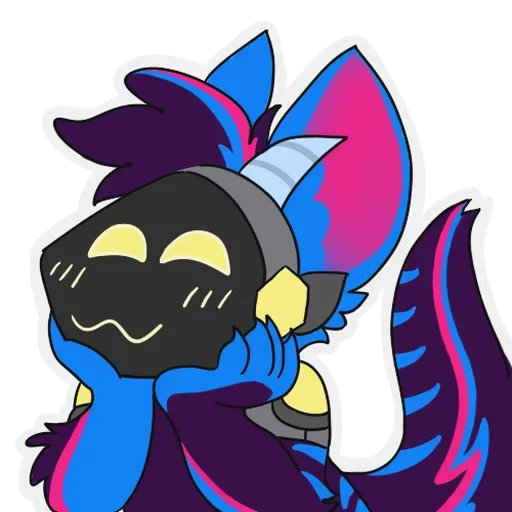 Sticker from the "rasputin furry" sticker pack