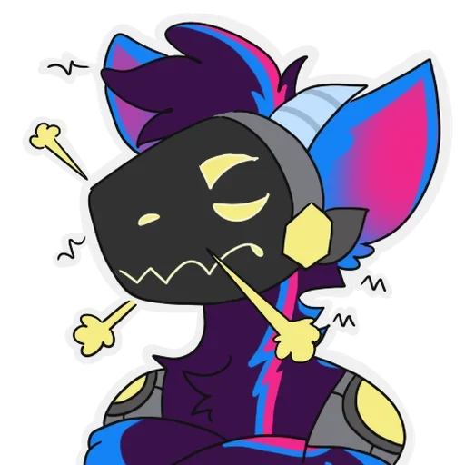 Sticker from the "rasputin furry" sticker pack