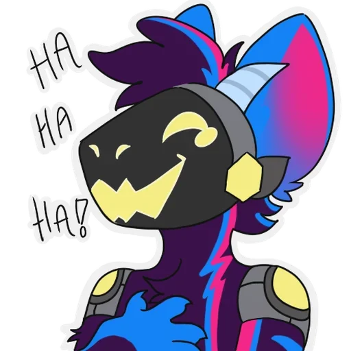 Sticker from the "rasputin furry" sticker pack