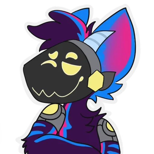 Sticker from the "rasputin furry" sticker pack