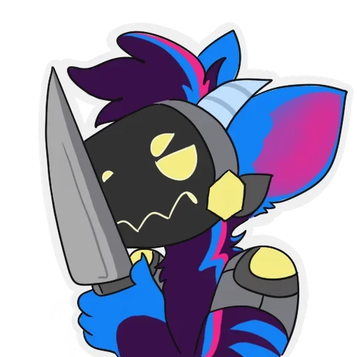 Sticker from the "rasputin furry" sticker pack