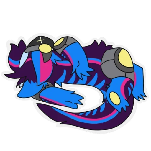 Sticker from the "rasputin furry" sticker pack