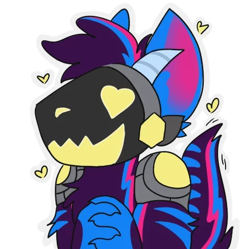 Sticker from the "rasputin furry" sticker pack