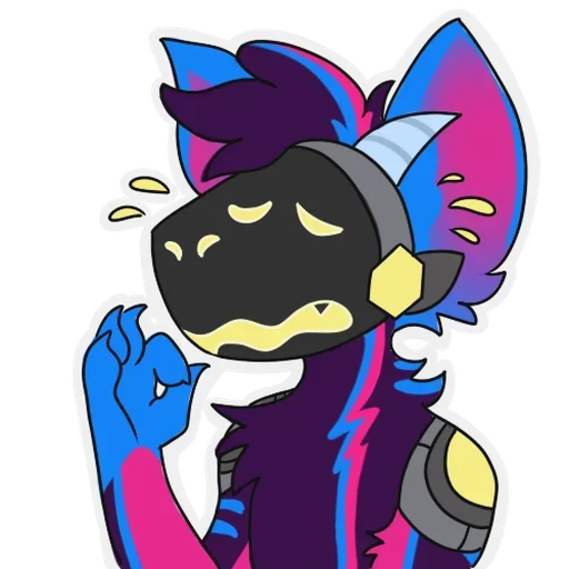 Sticker from the "rasputin furry" sticker pack