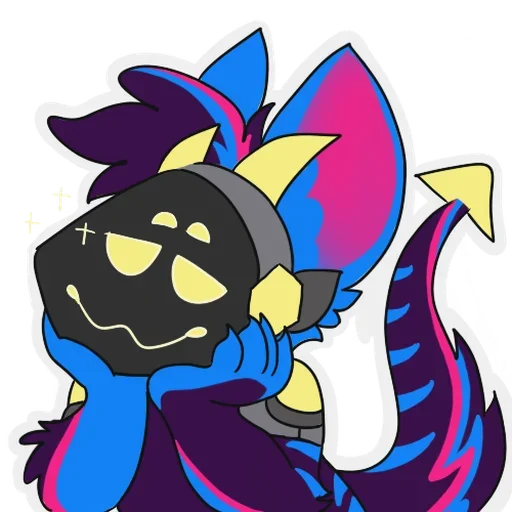 Sticker from the "rasputin furry" sticker pack