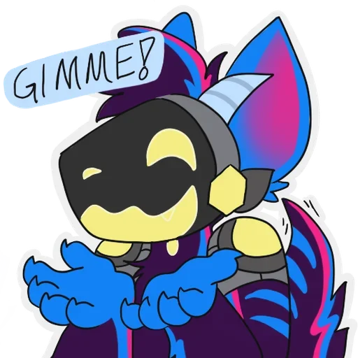 Sticker from the "rasputin furry" sticker pack