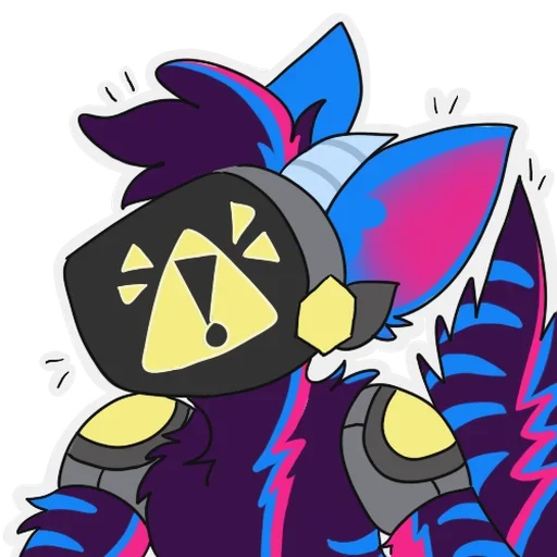 Sticker from the "rasputin furry" sticker pack