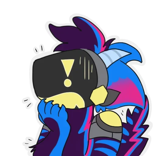 Sticker from the "rasputin furry" sticker pack