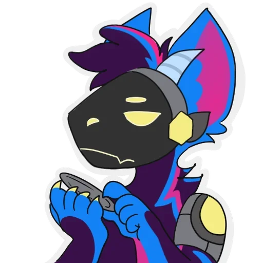 Sticker from the "rasputin furry" sticker pack