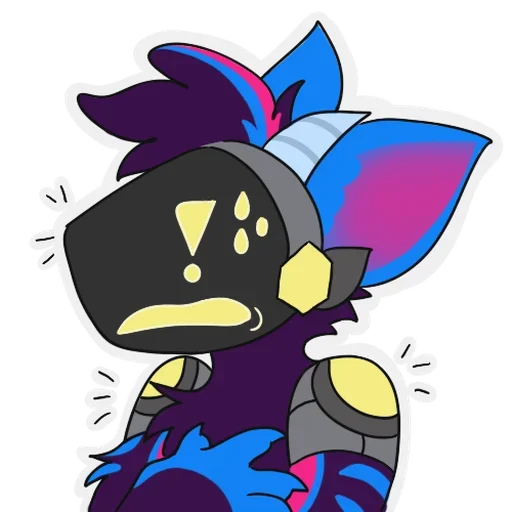 Sticker from the "rasputin furry" sticker pack