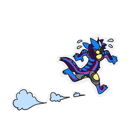 Sticker from the "rasputin furry" sticker pack