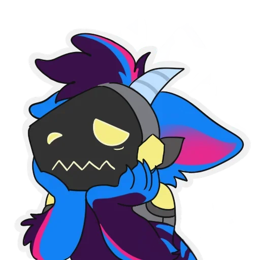 Sticker from the "rasputin furry" sticker pack