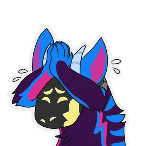 Sticker from the "rasputin furry" sticker pack