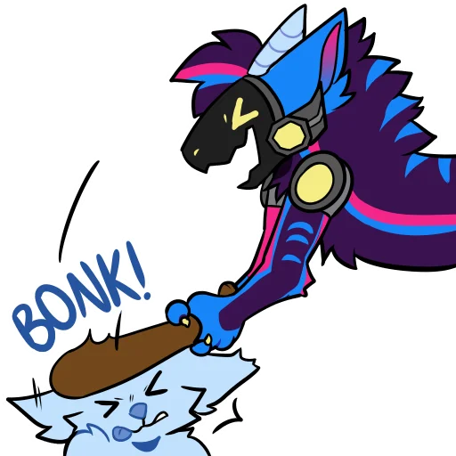 Sticker from the "rasputin furry" sticker pack