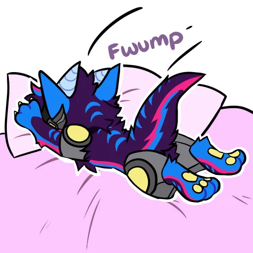 Sticker from the "rasputin furry" sticker pack