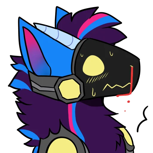 Sticker from the "rasputin furry" sticker pack