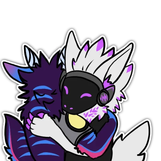 Sticker from the "rasputin furry" sticker pack