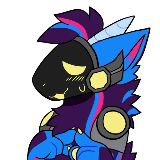 Sticker from the "rasputin furry" sticker pack