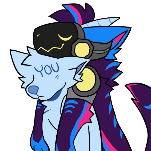 Sticker from the "rasputin furry" sticker pack