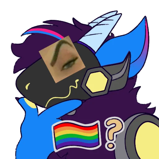 Sticker from the "rasputin furry" sticker pack