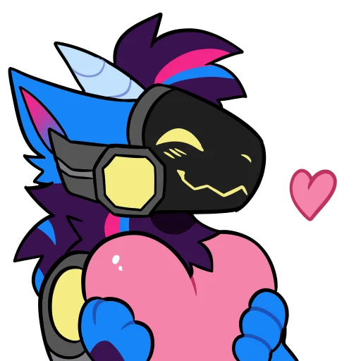 Sticker from the "rasputin furry" sticker pack