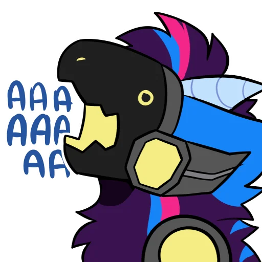 Sticker from the "rasputin furry" sticker pack