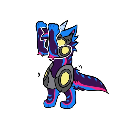 Sticker from the "rasputin furry" sticker pack