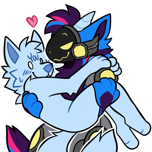 Sticker from the "rasputin furry" sticker pack