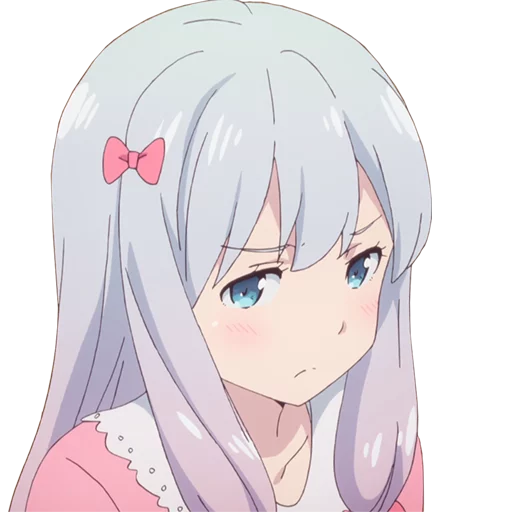 Sticker from the "Sagiri" sticker pack