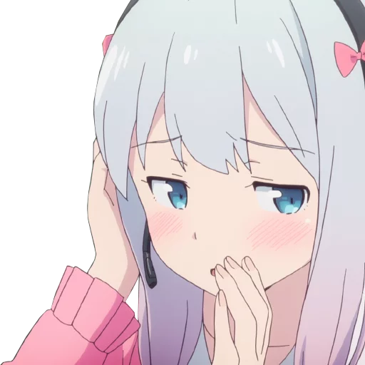 Sticker from the "Sagiri" sticker pack