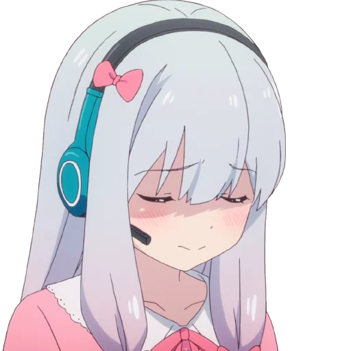 Sticker from the "Sagiri" sticker pack