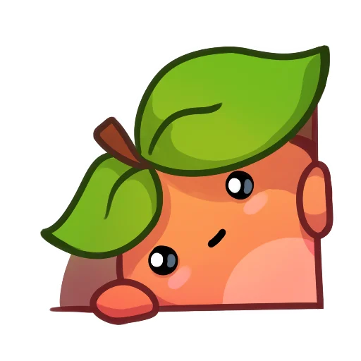 Sticker from the "Applepeach dude" sticker pack