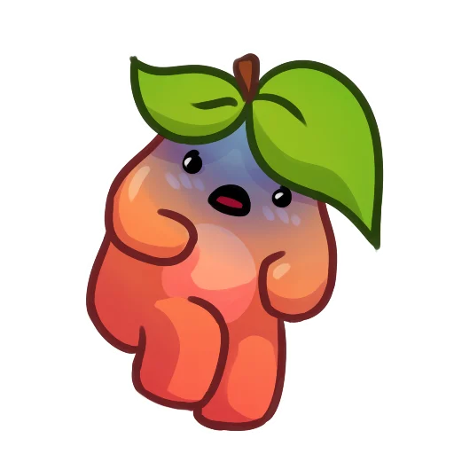 Sticker from the "Applepeach dude" sticker pack