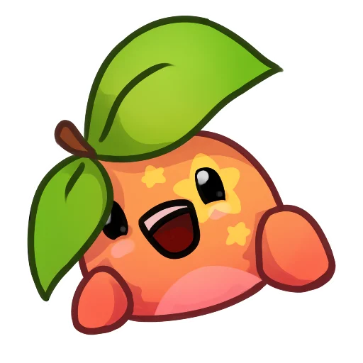 Sticker from the "Applepeach dude" sticker pack