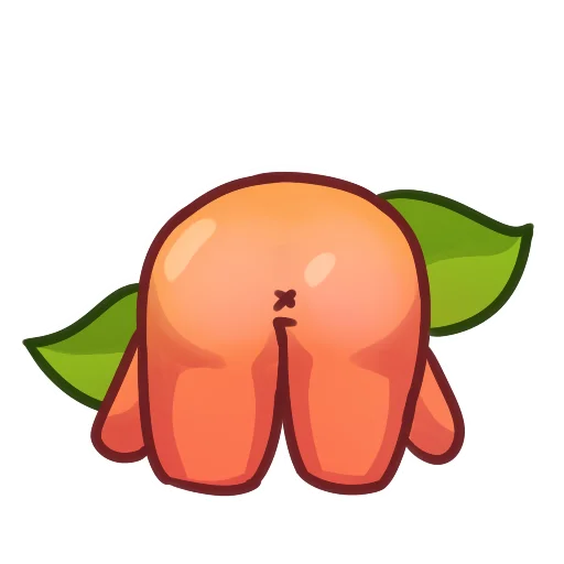 Sticker from the "Applepeach dude" sticker pack