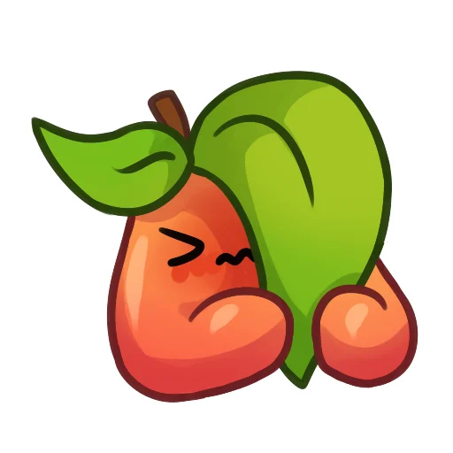 Sticker from the "Applepeach dude" sticker pack