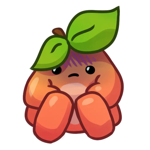 Sticker from the "Applepeach dude" sticker pack