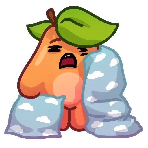 Sticker from the "Applepeach dude" sticker pack