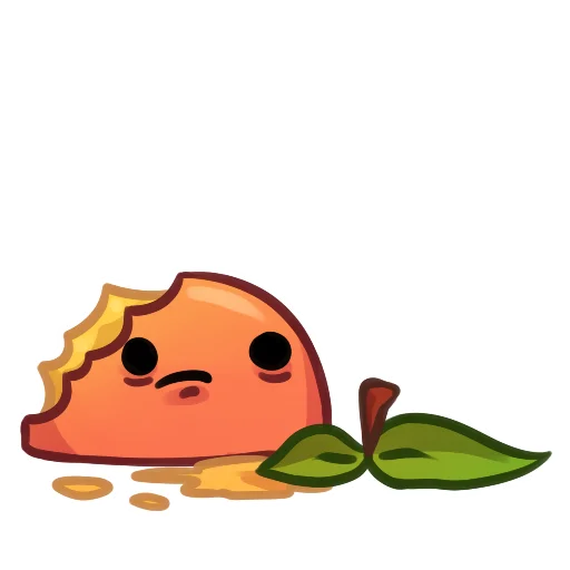 Sticker from the "Applepeach dude" sticker pack