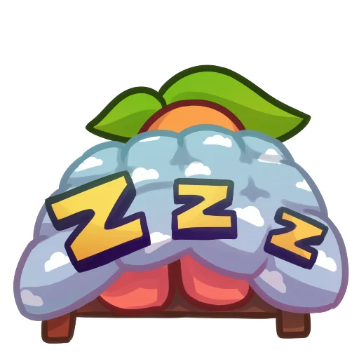 Sticker from the "Applepeach dude" sticker pack