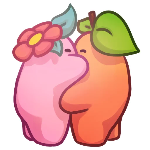 Sticker from the "Applepeach dude" sticker pack