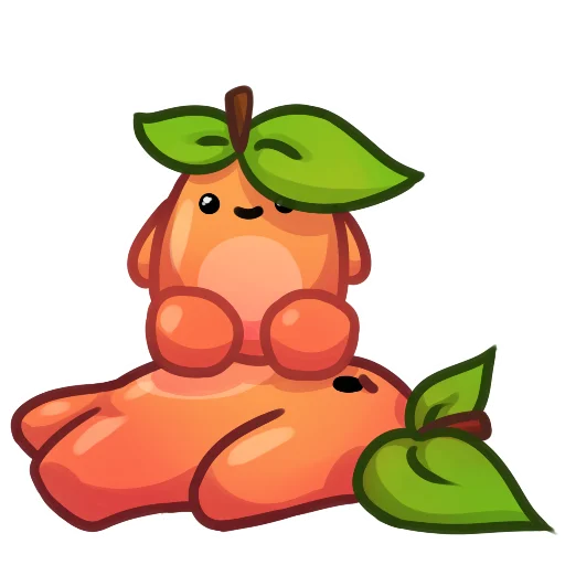 Sticker from the "Applepeach dude" sticker pack