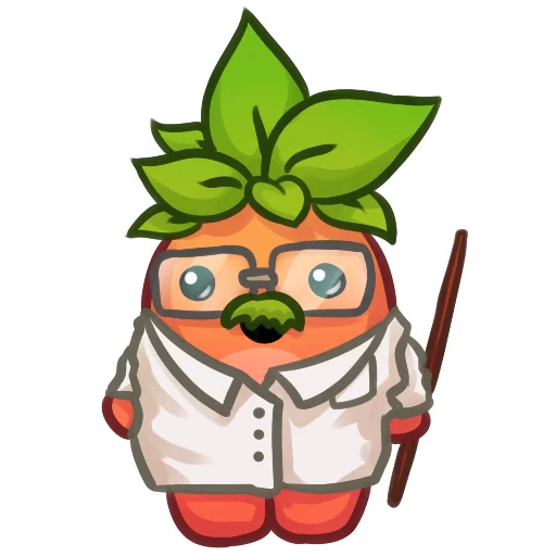 Sticker from the "Applepeach dude" sticker pack