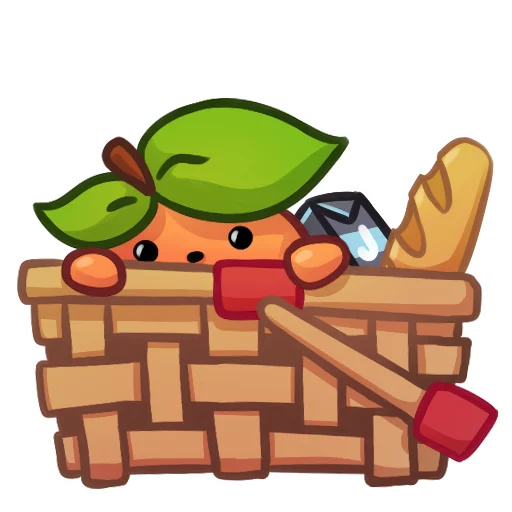 Sticker from the "Applepeach dude" sticker pack