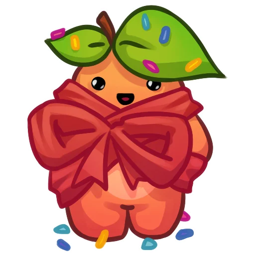 Sticker from the "Applepeach dude" sticker pack