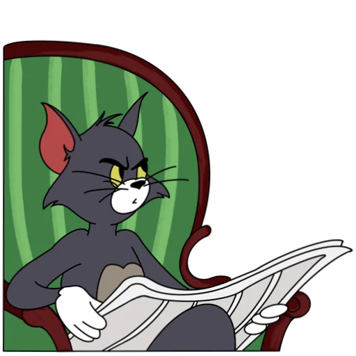 Sticker from the "tom and jerry" sticker pack