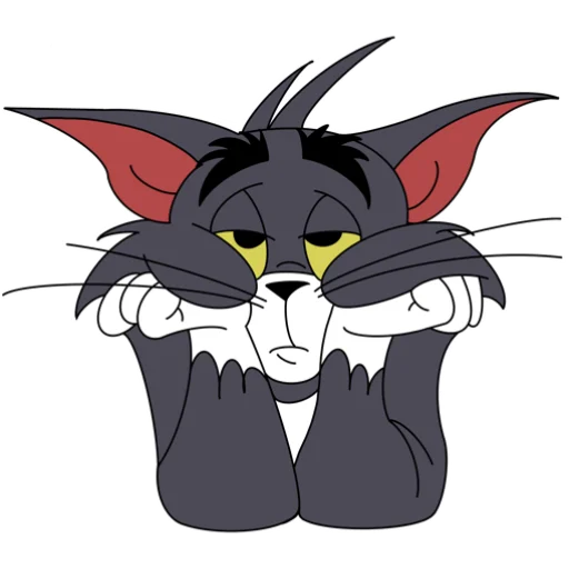 Sticker from the "tom and jerry" sticker pack