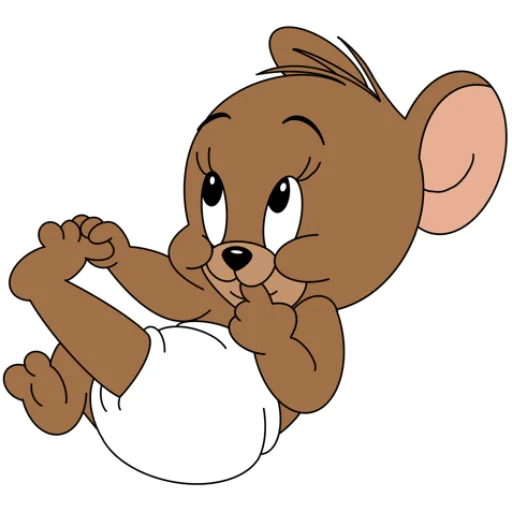 Sticker from the "tom and jerry" sticker pack