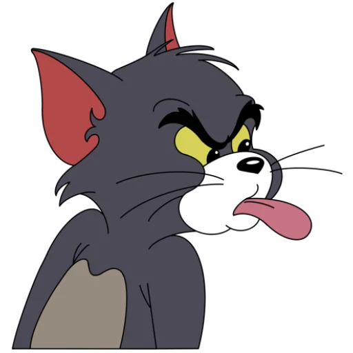 Sticker from the "tom and jerry" sticker pack